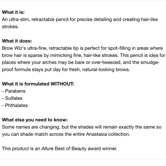 Anastasia Brow Wiz Skinny Brow Pencil Medium Brown - Picture 13 of 13